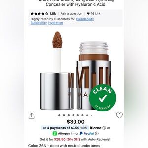 Milk Makeup Future Fluid All over cream concealer 26N